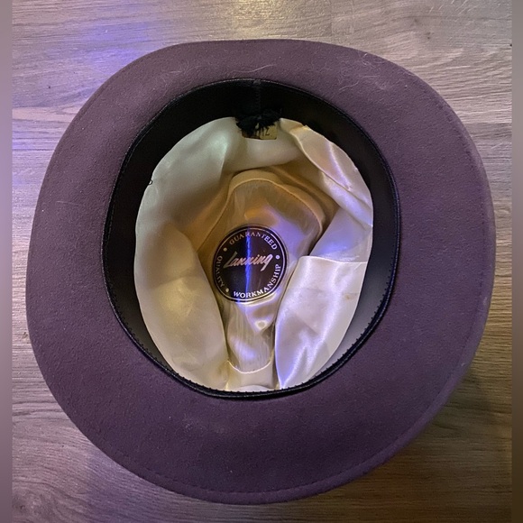 Lanning Grey Fedora Hat with Black Band - Picture 4 of 6